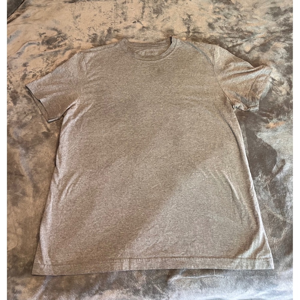 Xersion Mens Essential Short Sleeve T-Shirt Heather Gray Crewneck XL